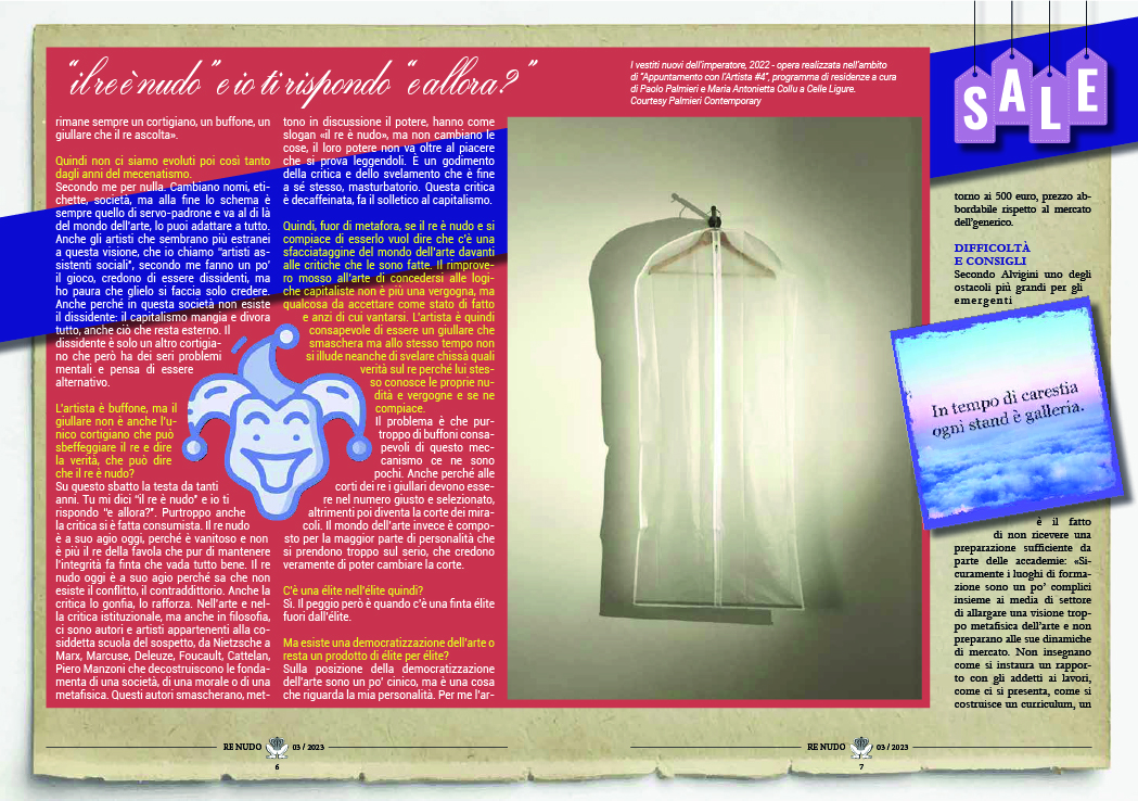 rivista re nudo numero 1 pagina 6